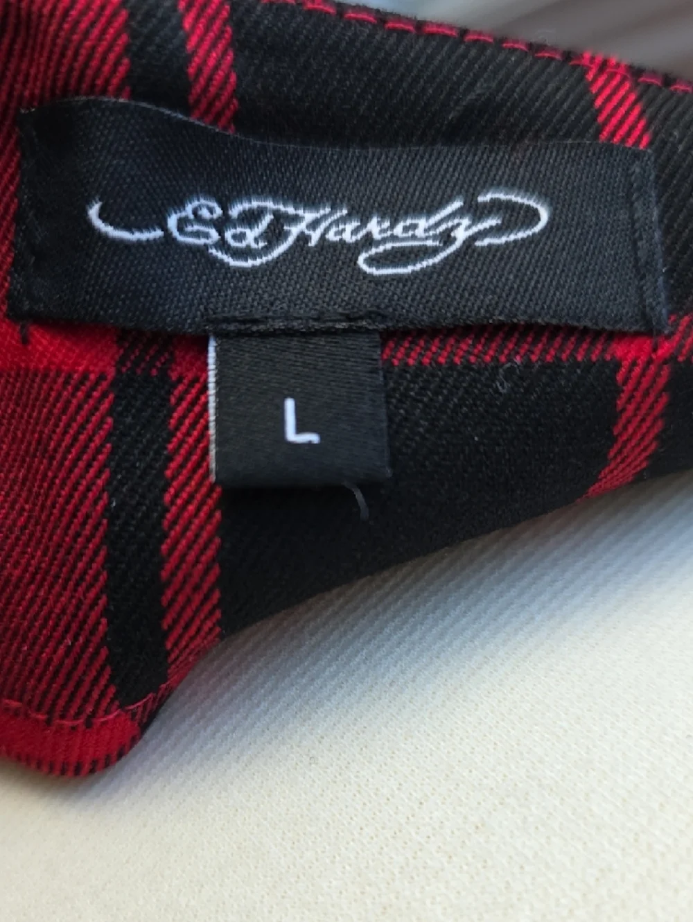 Ed Hardy Dragon Plaid Mini Skirt - Picture 8 of 9